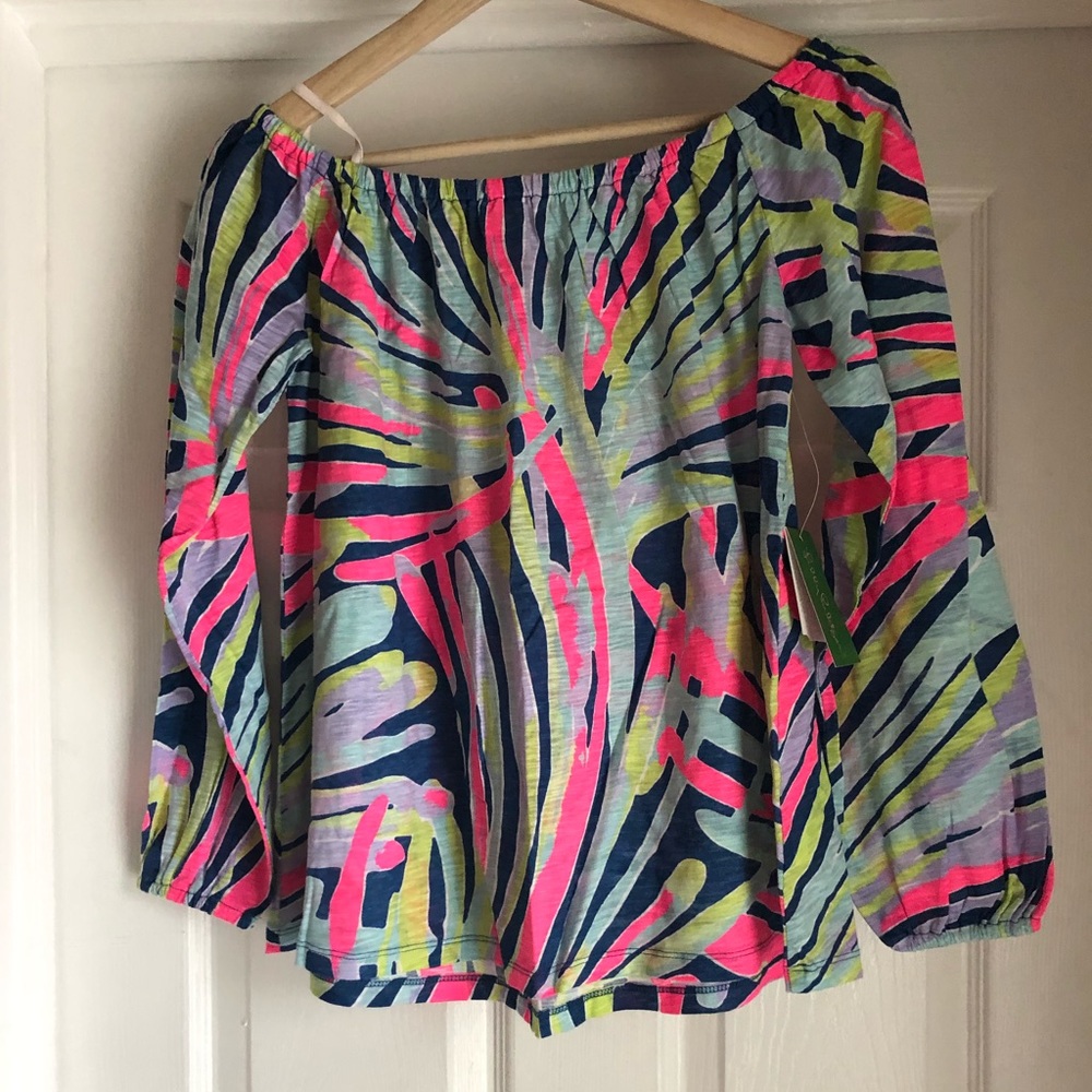 Lily Pulitzer Off-shoulder Top NWT